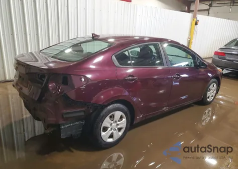 2017 Kia Forte Lx из США, поврежденный, VIN 3KPFK4A74HE019631